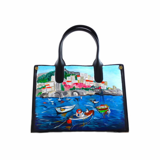 Borsa dipinta a mano – Amalfi d’ amare