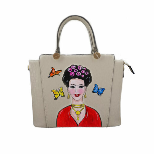 Borsa dipinta a mano - Mi Amor! Frida Kahlo