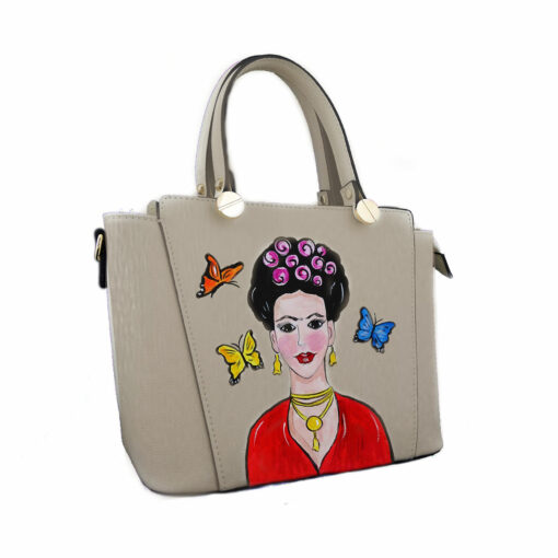 Borsa dipinta a mano - Mi Amor! Frida Kahlo