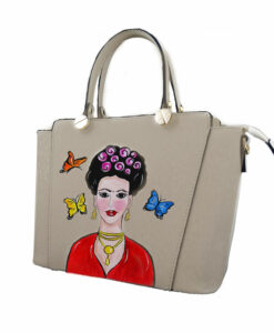 Borsa dipinta a mano - Mi Amor! Frida Kahlo