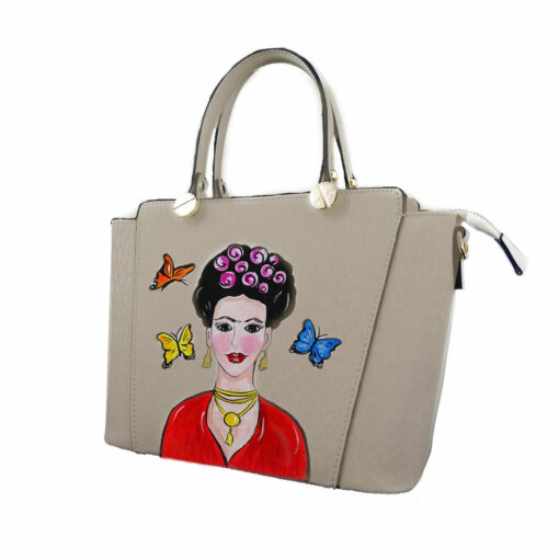 Borsa dipinta a mano - Mi Amor! Frida Kahlo