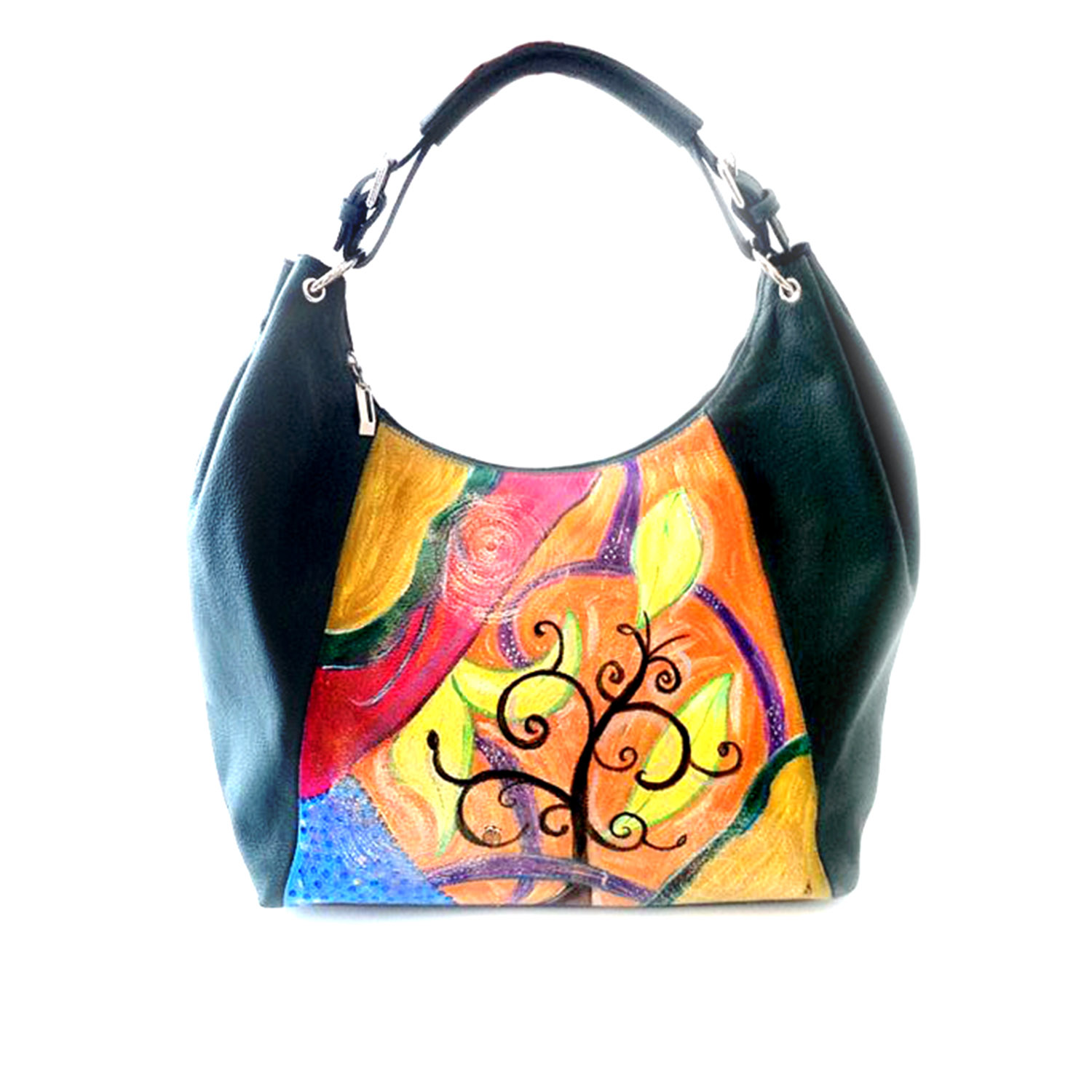 Hand painted bag - The tree of dreams