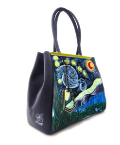 Handpainted bag - The Starry Night by Van Gogh