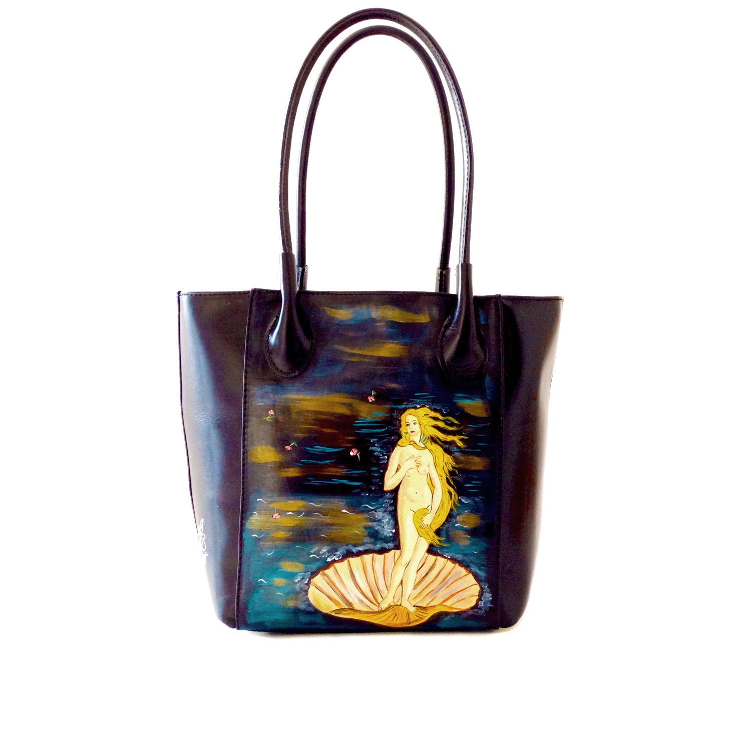 Hand-painted bag - The Birth of Venus by Botticelli