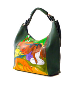 Hand-painted bag – Playfulness (Arearea) by Gauguin