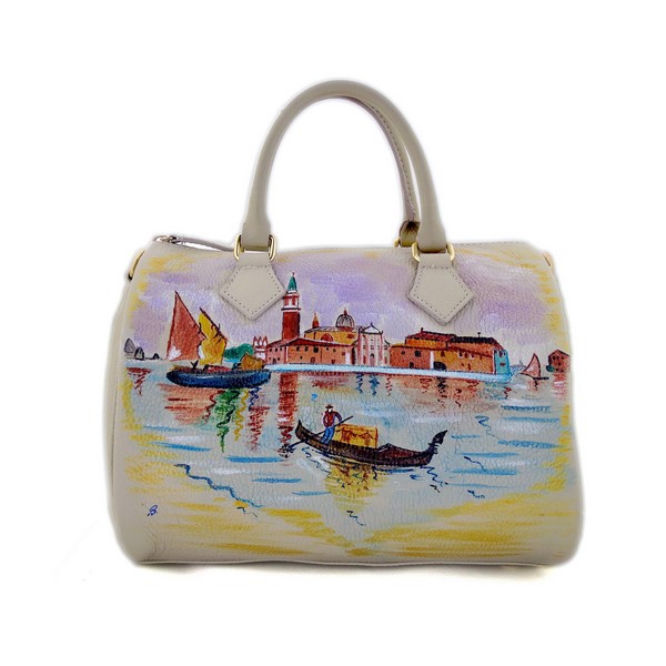 Hand-painted bag - Venice