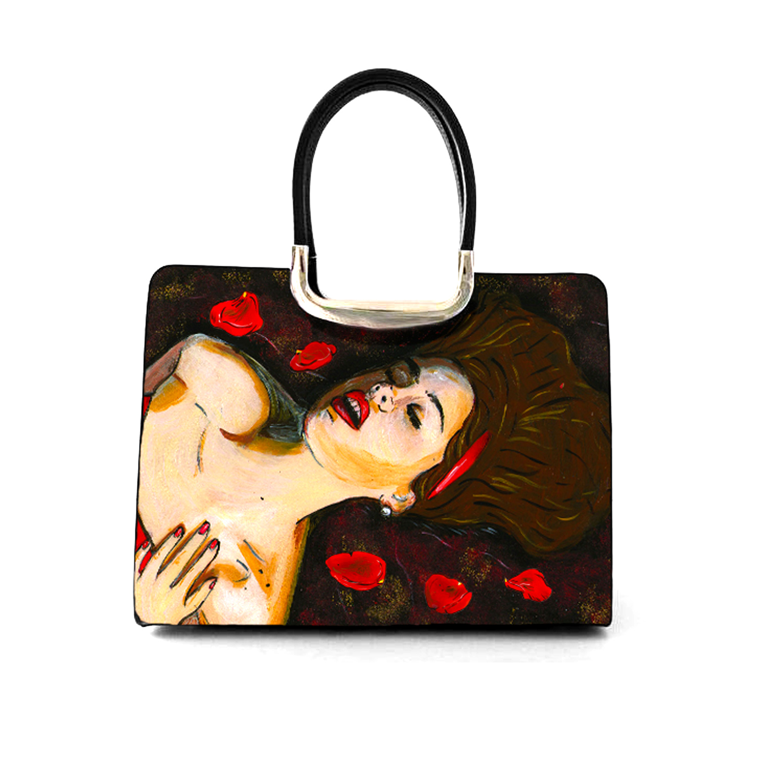 Hand-painted bag - Lust