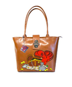 Hand-painted bag - Greed