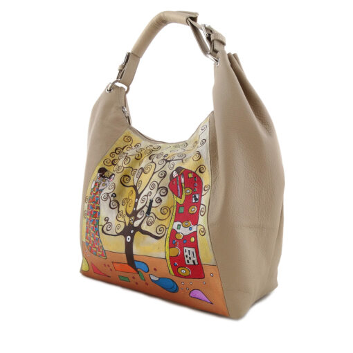 Hand-painted bag - The Tree of Life by Klimt