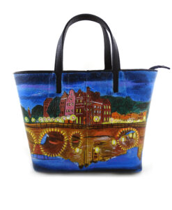 Hand-painted bag - Shining Amsterdam