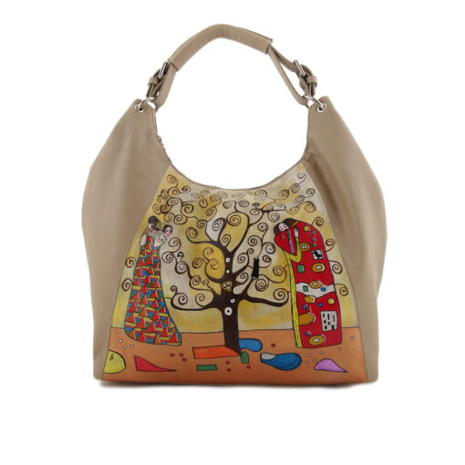 Hand-painted bag - The Tree of Life by Klimt
