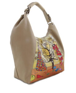 Hand-painted bag - The Tree of Life by Klimt