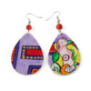 Hand-painted earrings - The reading Marie Therese by Picasso