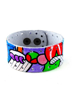 Hand-painted bangle - Nude with still life by Picasso