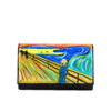 Hand painted wallet - The Scream by Munch