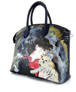 Borsa dipinta a mano – Ritratto di madame Rejane di Boldini