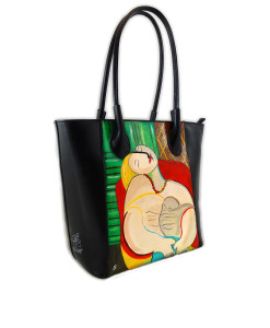 Borsa dipinta a mano – Il sogno di Picasso