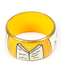 Hand-painted bangle - Two Girls Reading by Picasso