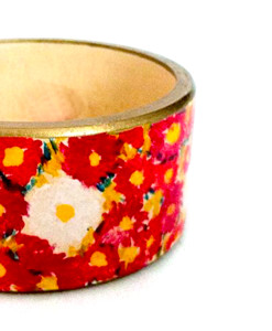 Bracciale dipinto a mano – Campo di fiori di Schiele