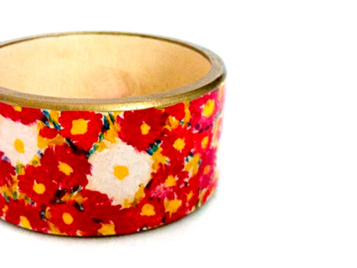 Bracciale dipinto a mano – Campo di fiori di Schiele