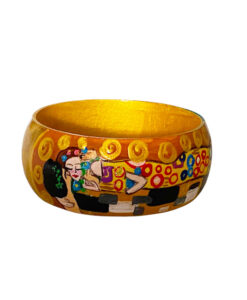 Bracciale dipinto a mano – Il bacio di Klimt