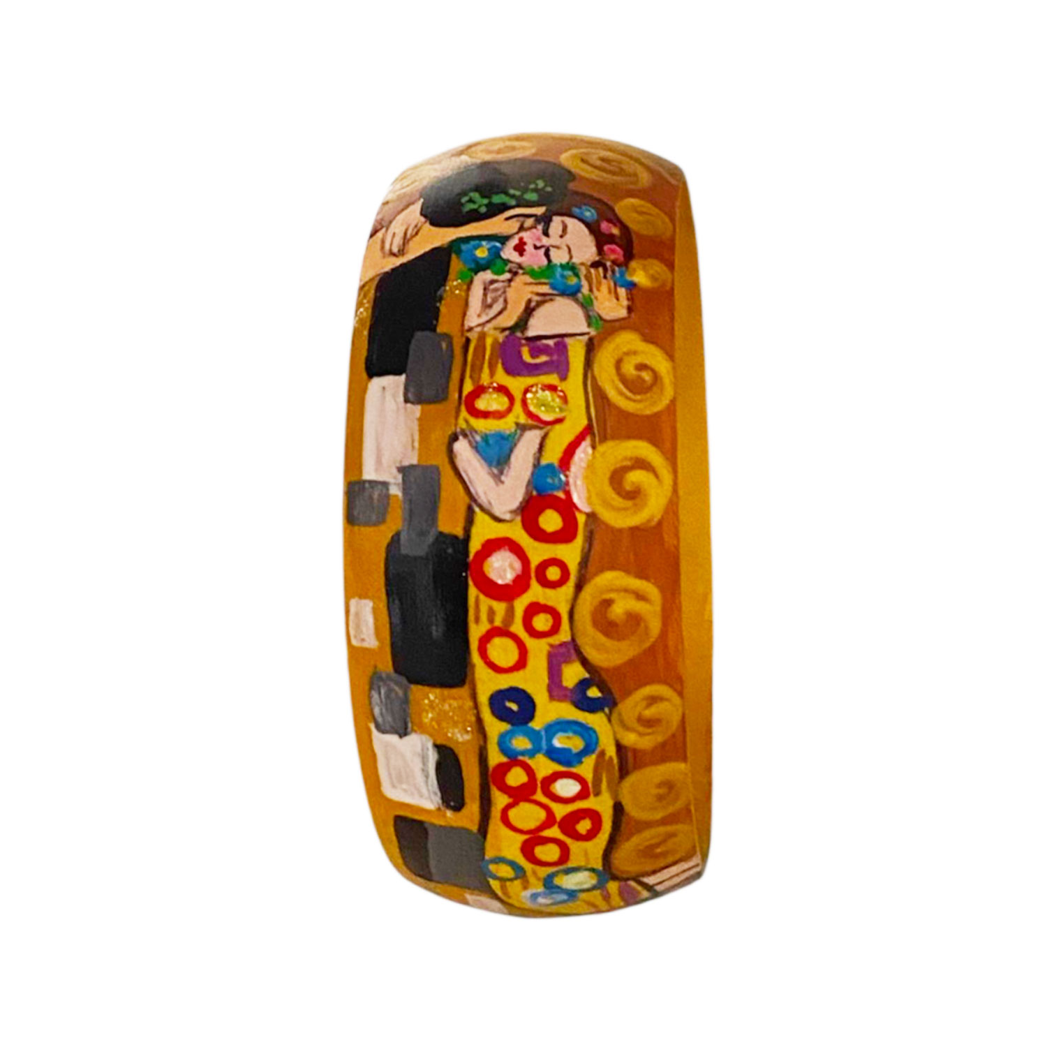 Bracciale dipinto a mano – Il bacio di Klimt Bracciale dipinto a mano – Il bacio di Klimt