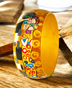 Bracciale dipinto a mano – Il bacio di Klimt