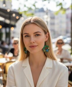 Orecchini dipinti a mano – I Papaveri di Monet