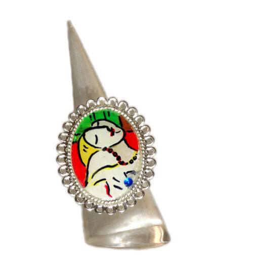 Anello dipinto a mano – Il sogno di Picasso