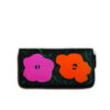 Hand painted wallet - Flowers by Warhol