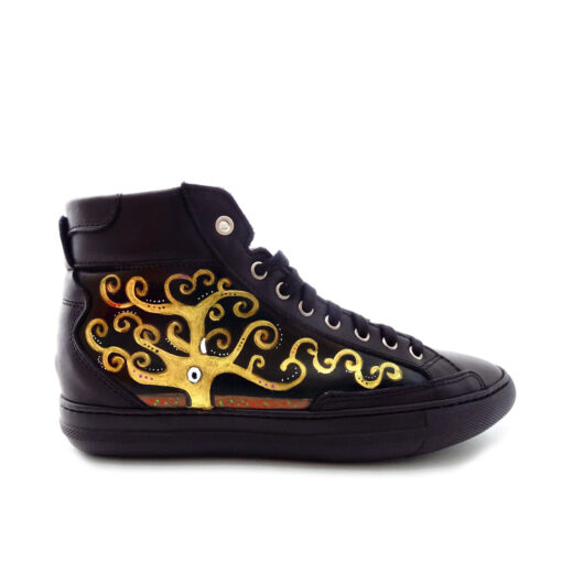 Scarpe sneakers dipinte a mano – L'albero della vita di Klimt