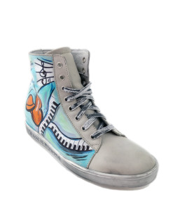 Scarpe dipinte a mano – Music is my world