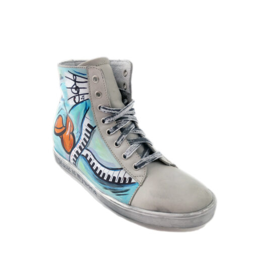 Scarpe dipinte a mano – Music is my world