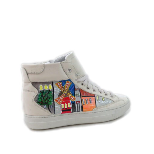 Sneakers dipinte a mano – Moulin Rouge