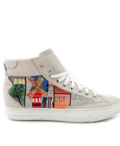 Sneakers dipinte a mano – Moulin Rouge