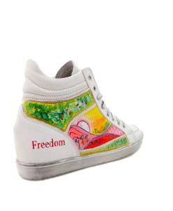 Sneakers dipinte a mano – Freedom