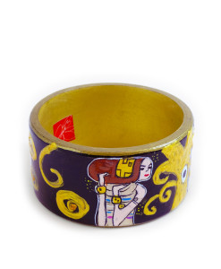 Bracciale dipinto a mano – L’ albero della vita di Klimt