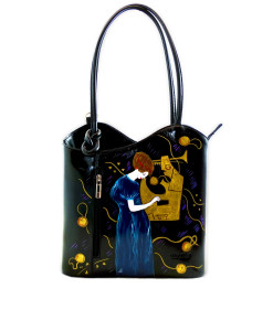 Hand painted bag - The Music by Klimt