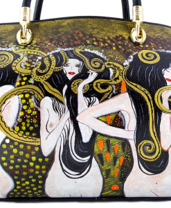 Borsa dipinta a mano – Le forze ostili di Klimt