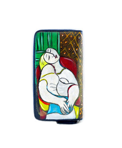 Portafoglio dipinto a mano – Il sogno di Picasso