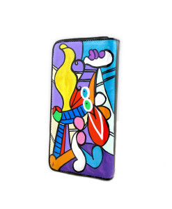 Hand painted wallet - Nude with still life by Picasso