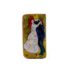 Hand painted wallet - Dance at Bougival by Renoir