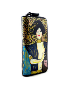 Hand painted wallet - Judith by Klimt