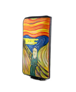 Hand painted wallet - The Scream by Munch