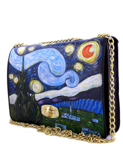 Hand painted bag - The Starry Night by Van Gogh