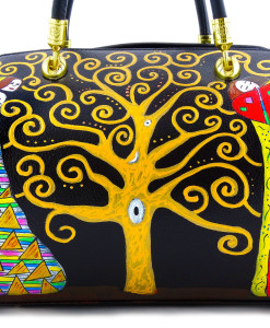 Borsa dipinta a mano – L’albero della vita di Klimt
