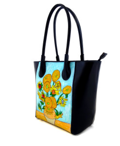 Borsa dipinta a mano – I girasoli di Van Gogh