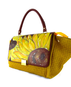 Borsa dipinta a mano – Girasoli