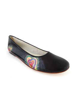Hand-painted ballet flats - Love is all