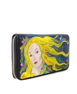 Handpainted wallet - The Birth of Venus by Botticelli